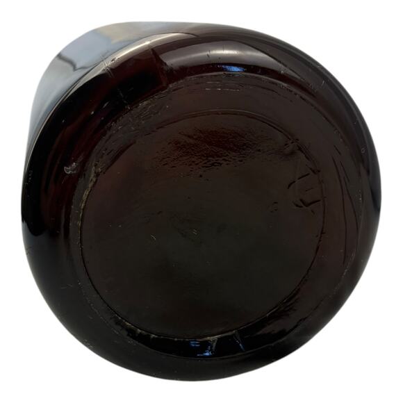 Vintage/ Antique Amber Glass Apothecary Bottle Cork Stopper, Pharmacy, Large 13” - Picture 7 of 12